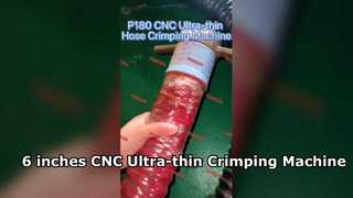 P180 6인치 CNC 초박형 호스 압착기
