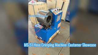 MS-51 호스 압착기: 고객 쇼케이스