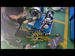 휴대용 유압 호스 압착기 - 다이 10개 세트가 포함된 12V/24V DC 2인치 호스 압착기