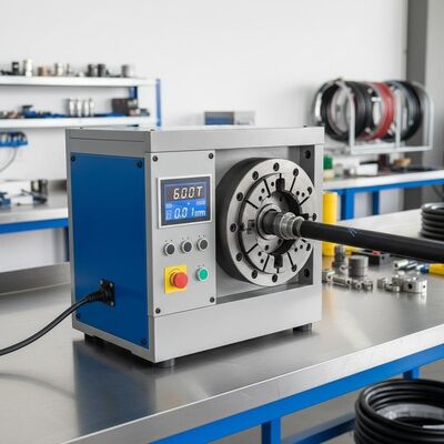 2 Inch Rubber Hose Crimping Machine with 600T Crimping Force and 0.01mm Accuracy for High Precision Hydraulic Hose Crimper